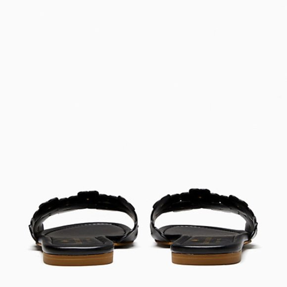 NEW Kate Spade Women's US Size 7.5, 8 Daisy Field Slide Sandals, Black Gold - Picture 3 of 4